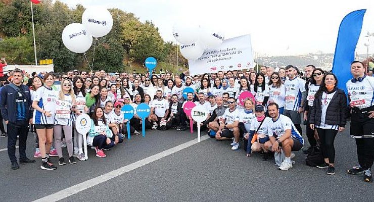 Allianz Türkiye, 44. İstanbul Maratonu’nda 7. kez iyilik için koştu