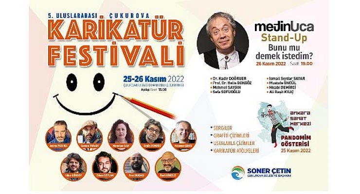 Dünyanın karikatürü Çukurova’da