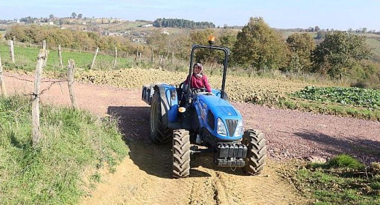 Kırsal mahallelerde tarım arazilerine ulaşım artık çok kolay