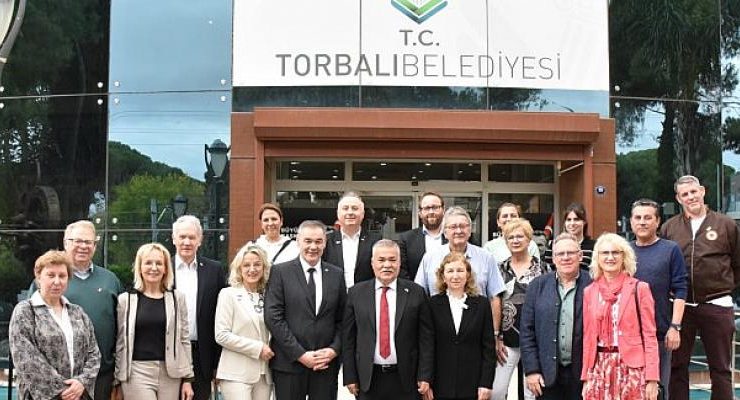 Torbalı’ya sınırlar ötesinden ziyaret: Alman kardeş kent yöneticileri Torbalı’da