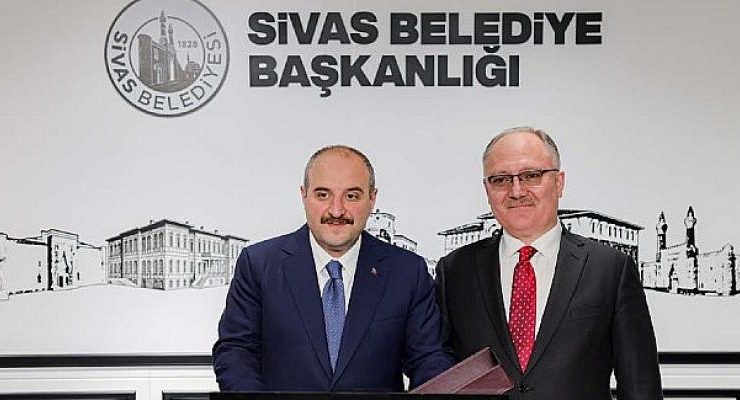 Bakan Mustafa Varank’tan Sivas Belediye Başkanı Hilmi Bilgin’e Ziyaret