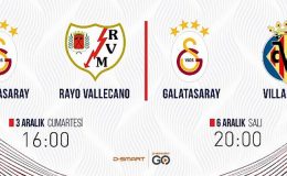 Galatasaray Rayo Vallacanove Galatasaray  Villarreal Maçları Canlı Yayınla D-Smart ve D-Smart Go’da