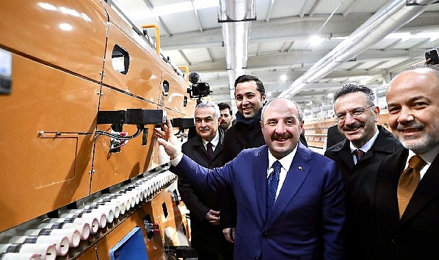 QUA Granite'in yeni üretim hatları Sanayi Bakanı Mustafa Varank'ın katılımıyla açıldı