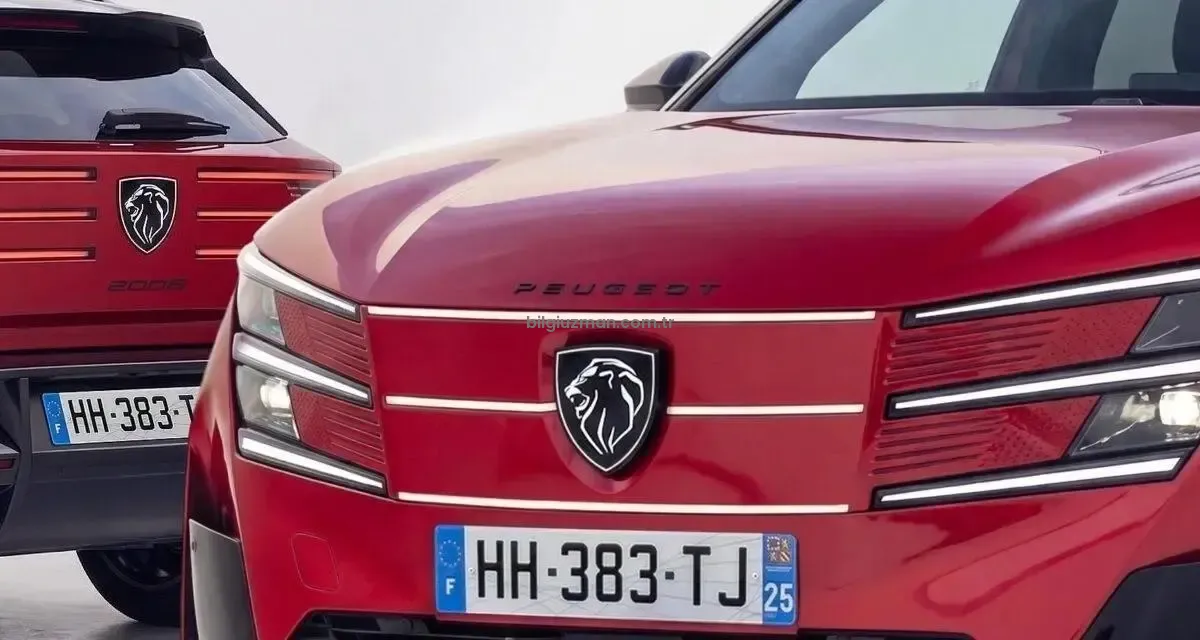 Yeni Peugeot 2008 Geliyor: Tamamen Elektrikli SUV Tasarımı Ortaya Çıktı