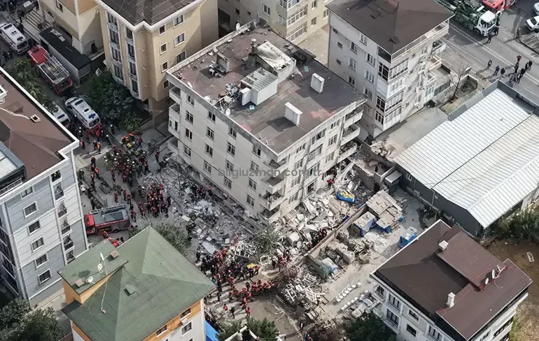 Maltepe’de Çöken Binanın Enkazından Çıkan Deniz Kabuğu Gündemde